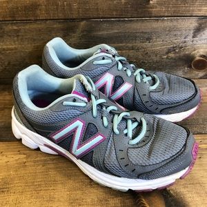 New Balance 450v3 Women’s Athletic Running Shoes Size 7 Gray/Pink/Green